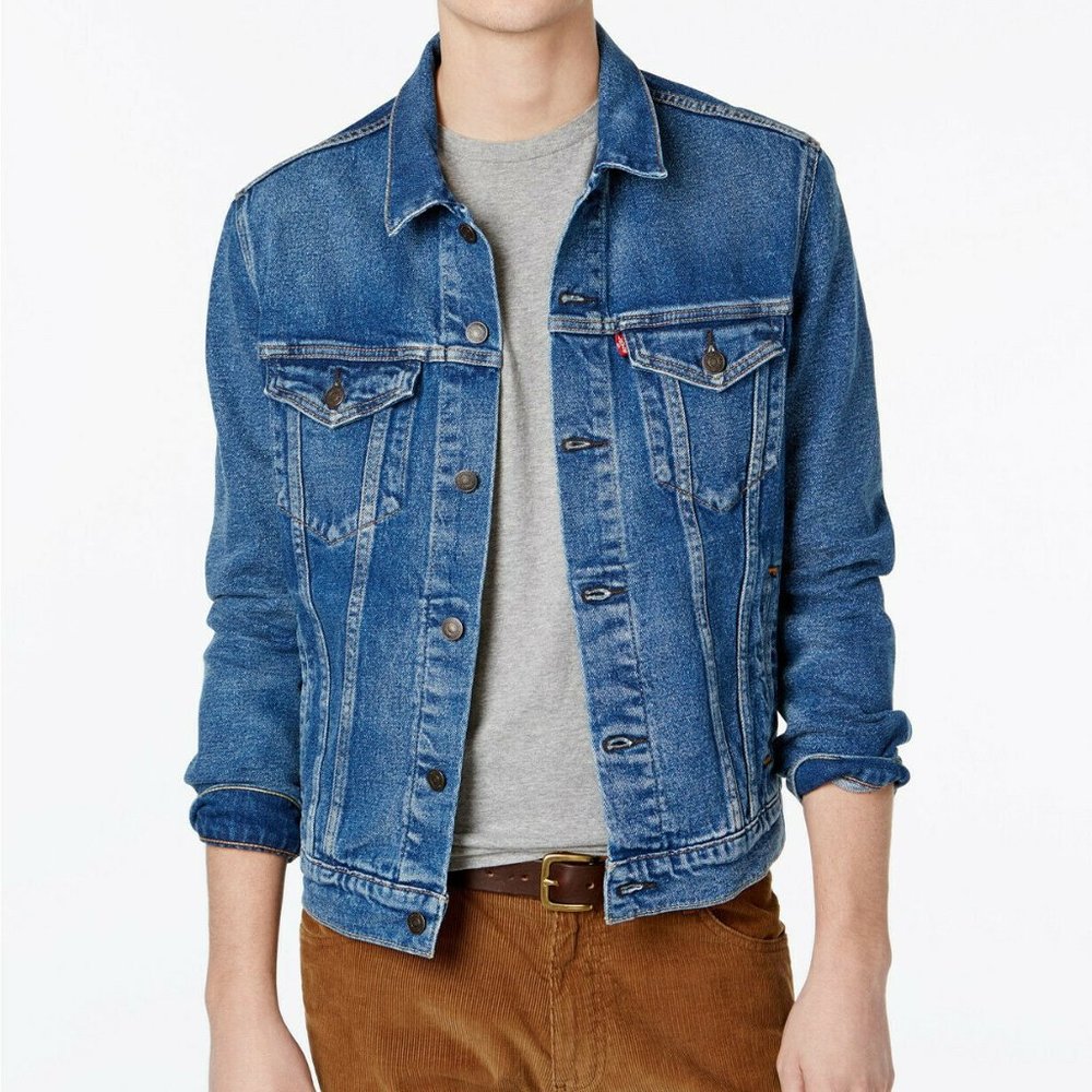Men's Levi's Slim-Fit Denim Trucker Jacket Size S
